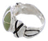 Southwestern Silver Turquoise Ring Size 8-1/2 TX40019